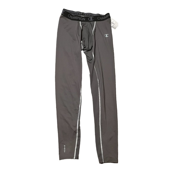 Champion Gear Performance Tights Men’s Large NWT Power Flex Tights Gray - Picture 1 of 10
